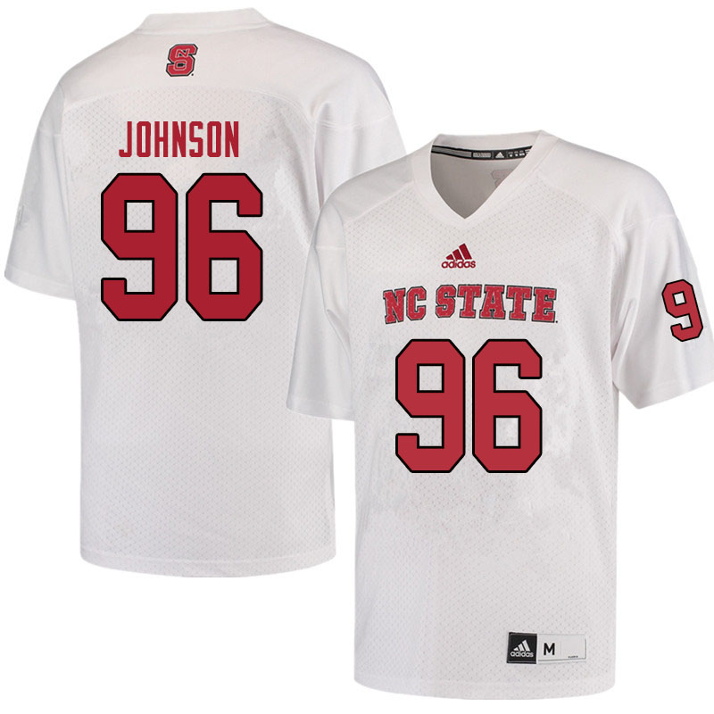 Men #96 Dante Johnson NC State Wolfpack College Football Jerseys Sale-Red - Click Image to Close